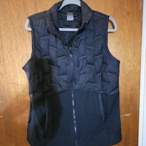 Women's Black Quilted Vest